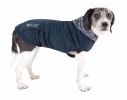 Pet Life Active 'Pull-Rover' Premium 4-Way Stretch Two-Toned Performance Sleeveless Dog T-Shirt Tank Top Hoodie