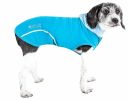 Pet Life Active 'Pull-Rover' Premium 4-Way Stretch Two-Toned Performance Sleeveless Dog T-Shirt Tank Top Hoodie