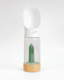 Urban Oasis - Crystal Infused Pet Water Bottle (Crystal: Green Aventurine)