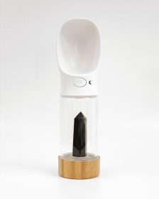 Urban Oasis - Crystal Infused Pet Water Bottle (Crystal: Black Obsidian)