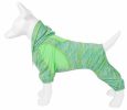 Pet Life Active 'Downward Dog' Heathered Performance 4-Way Stretch Two-Toned Full Body Warm Up Hoodie