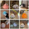 Qsezeny 4 Levels Pet Cat Toy Training Amusement Plate Kitten Tower Tracks Disc Cat Intelligence Amusement Triple Disc tumbler