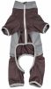 Pet Life Active 'Warm-Pup' Heathered Performance 4-Way Stretch Two-Toned Full Body Warm Up