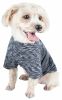 Pet Life Active 'Warf Speed' Heathered Ultra-Stretch Sporty Performance Dog T-Shirt